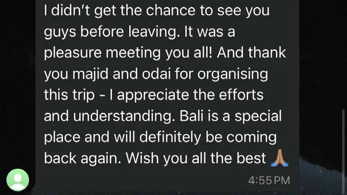 Participant thank-you message (English)